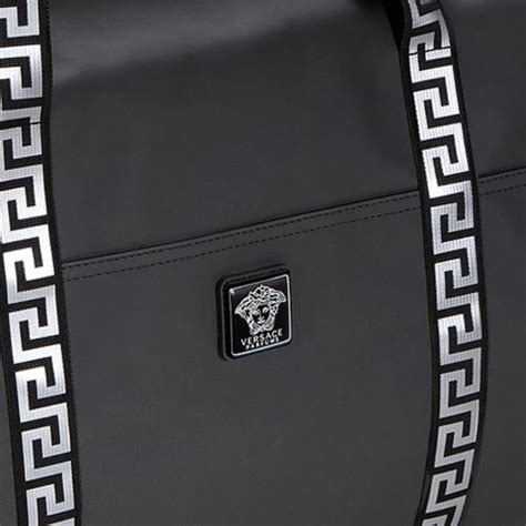 versace duffle bag grey|free Versace bag with purchase.